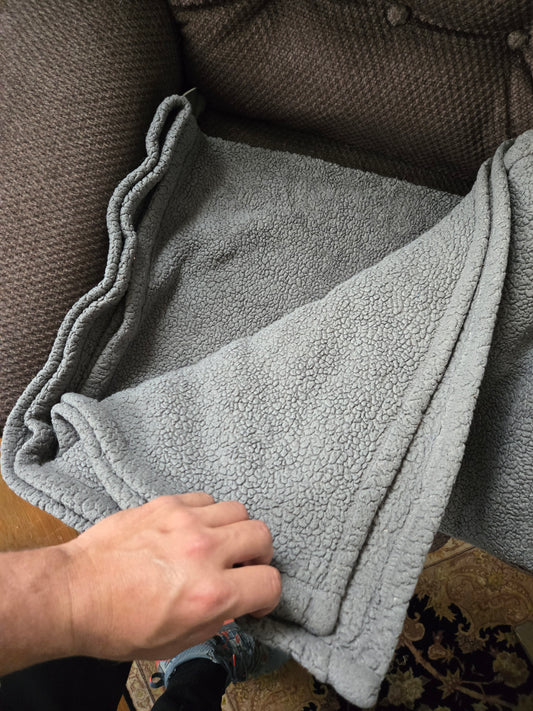 Gray Threshold Throw Blanket
